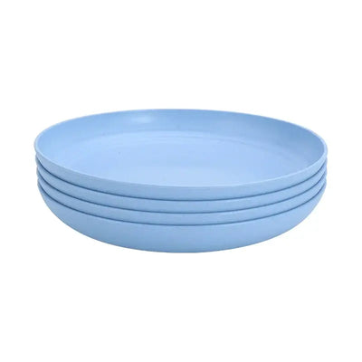 Elevate your table with eco-friendly elegance. These lightweight, durable wheat straw plates are perfect for everyday dining or stylish gatherings.