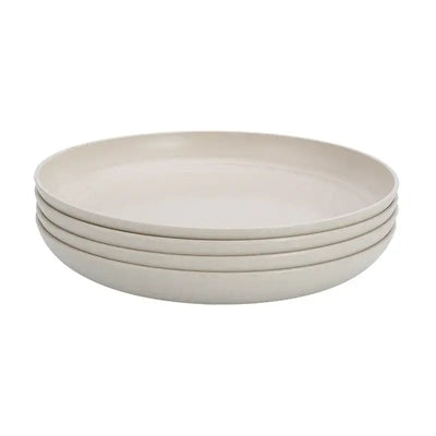 Elevate your table with eco-friendly elegance. These lightweight, durable wheat straw plates are perfect for everyday dining or stylish gatherings.