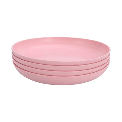 Elevate your table with eco-friendly elegance. These lightweight, durable wheat straw plates are perfect for everyday dining or stylish gatherings.