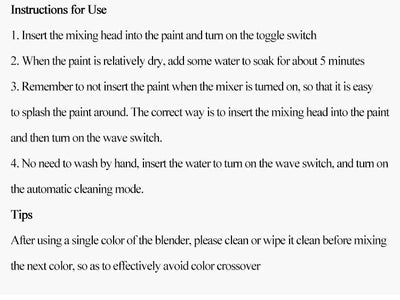 fast pigment stirrer for student painting