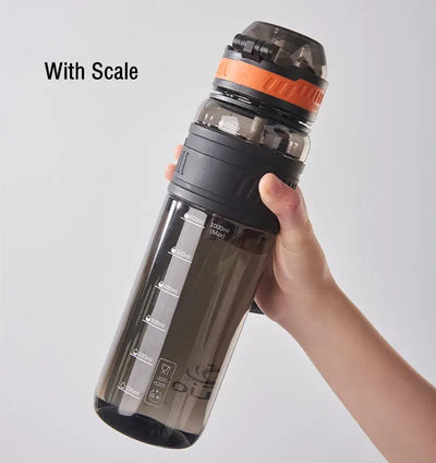 Portable gym water bottle for cycling and climbing