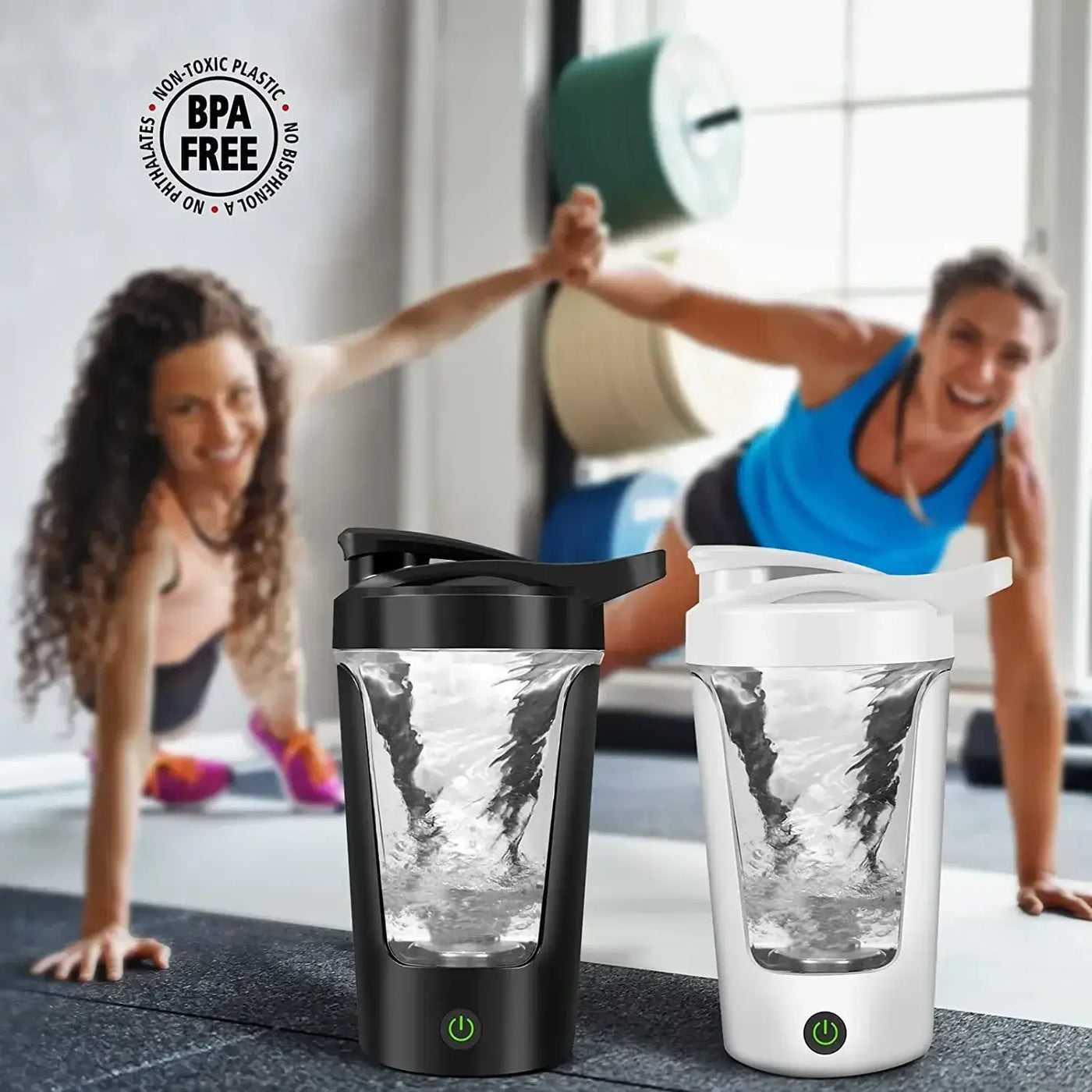 Blend on the go with this 450ml electric shaker cup—perfect for protein shakes, smoothies, or supplements. Ideal for travel, gym, or office use.