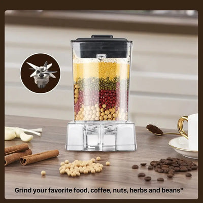 Crush ice, nuts, and fruits in seconds with this 6000W powerhouse. A 2.5L container makes it perfect for big batches of smoothies and more.