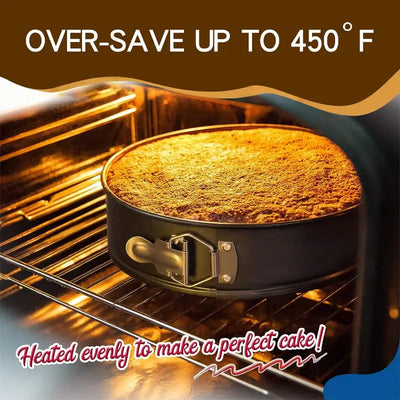Bake like a pro with these non-stick springform pans. Perfect for cheesecakes, tarts, and layered cakes—easy release, effortless cleanup.
