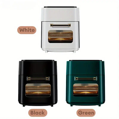 15L smart electric air fryer with digital display panel