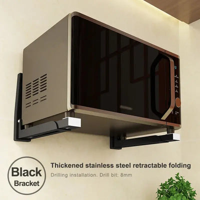 Maximize your kitchen space with this foldable, wall-mounted oven rack. Made from durable stainless steel, it’s strong, retractable, and easy to install.
