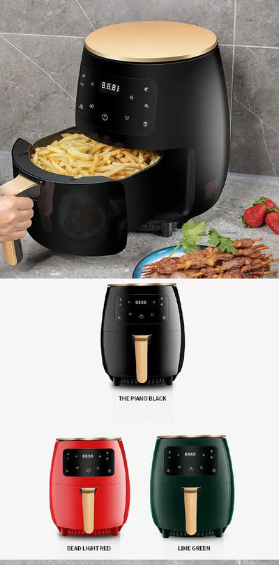 15L smart electric air fryer with touchscreen display