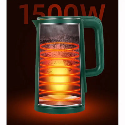 Boil smarter with this 2.3L electric kettle. Anti-scalding design, push-button control, and automatic shut-off for safe, effortless daily use.