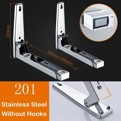 Maximize your kitchen space with this foldable, wall-mounted oven rack. Made from durable stainless steel, it’s strong, retractable, and easy to install.