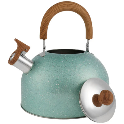 Boil in style with this 3L stainless steel whistle kettle. Thickened design ensures durability, while the whistle alerts you when water’s ready.