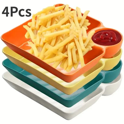 Elevate your table with eco-friendly elegance. These lightweight, durable wheat straw plates are perfect for everyday dining or stylish gatherings.