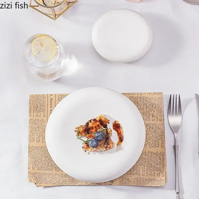 Elevate your table with eco-friendly elegance. These lightweight, durable wheat straw plates are perfect for everyday dining or stylish gatherings.