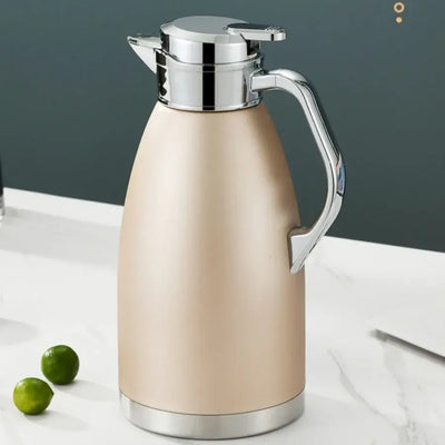 Crafted from premium SUS304 stainless steel, this vacuum-insulated Roman kettle keeps beverages hot or cold for hours. Perfect for home or outdoor use.