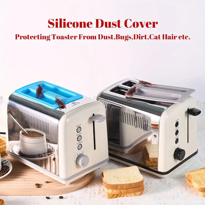 Food-safe silicone lid for toaster blocking dust and bugsFood-safe silicone lid for toaster blocking dust and bugsFood-safe silicone lid for toaster blocking dust and bugs