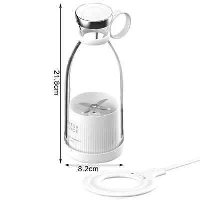 Blend on the Go with TosKay's USB mini juicer. Perfect for smoothies, shakes, and fresh juice—anytime, anywhere.