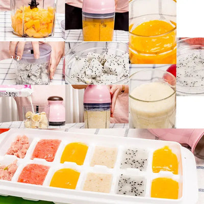 Blend, chop, and juice with ease. This compact electric blender is perfect for smoothies, baby food, meats, and veggies—your all-in-one kitchen helper.