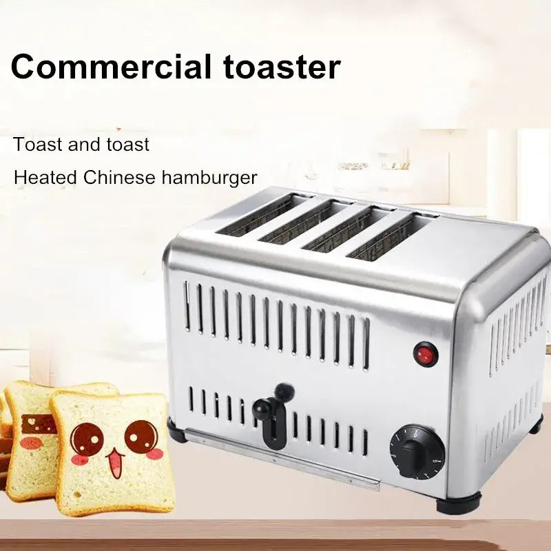 Stainless steel sandwich toaster for breakfast kitchens
