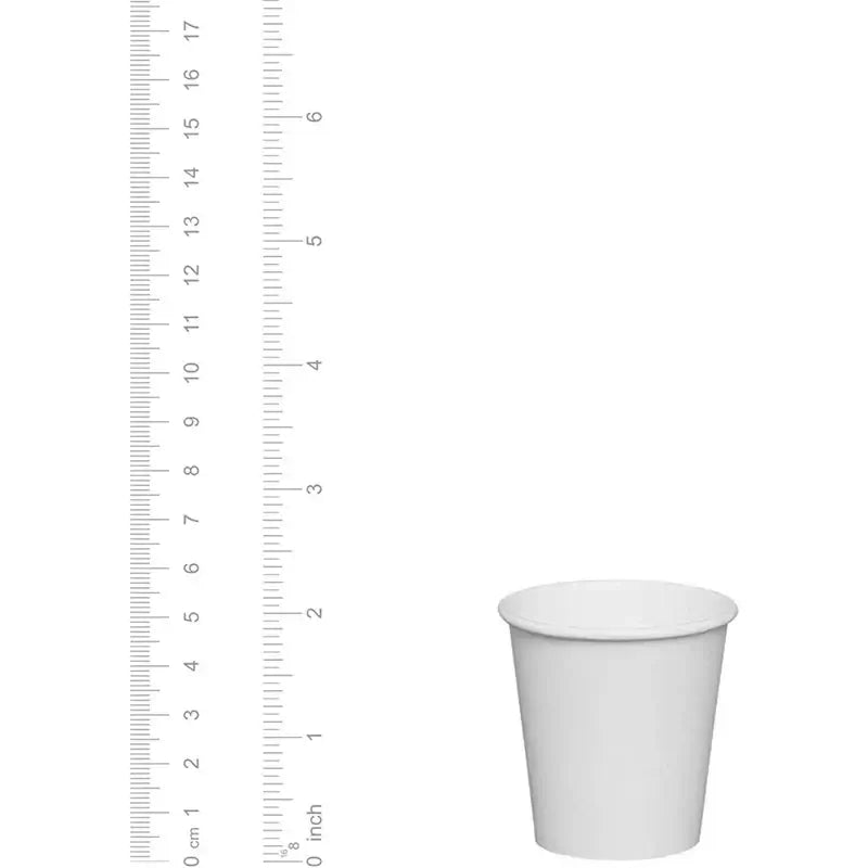 Perfect for bathrooms, mouthwash, or espresso shots—these 3oz white paper cups are compact, disposable, and always ready when you need them.