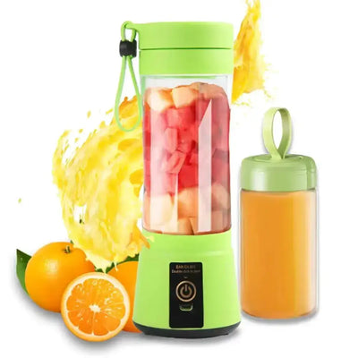 Blend on-the-go with this powerful portable juicer. Perfect for smoothies, milkshakes, and fresh fruit juices anytime, anywhere.