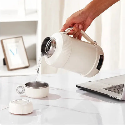 Boil smarter with this 1.2L portable electric kettle. Crafted with 316 stainless steel, it offers precise temperature control, insulation, and auto shut-off safety.