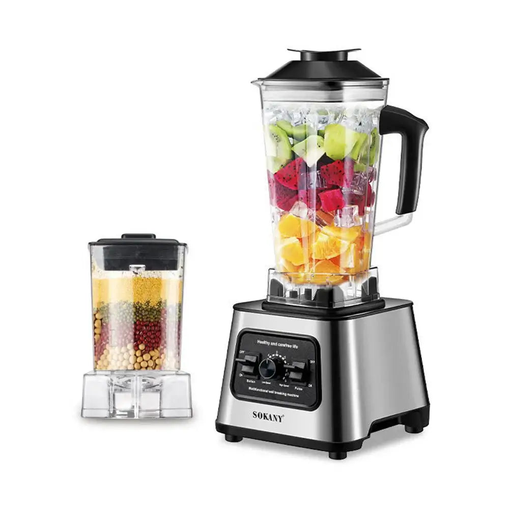Crush ice, nuts, and fruits in seconds with this 6000W powerhouse. A 2.5L container makes it perfect for big batches of smoothies and more.