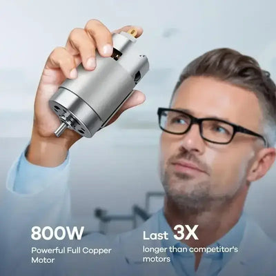 Blend, chop, whisk, and puree with ease using this 5-in-1 hand blender. Featuring 16 speed settings and a stainless steel blade for smooth, precise results.