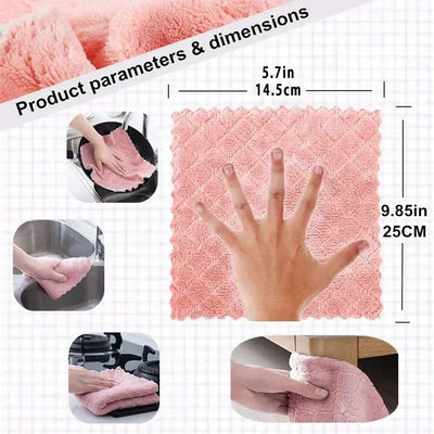 Breathable and gentle cotton face wash towel, ideal for daily skincare and household cleaning tasks.