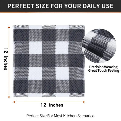 Designed for performance and elegance, these kitchen towels tackle spills and drying tasks with ease. Lightweight, durable, and a must-have for any modern kitchen.