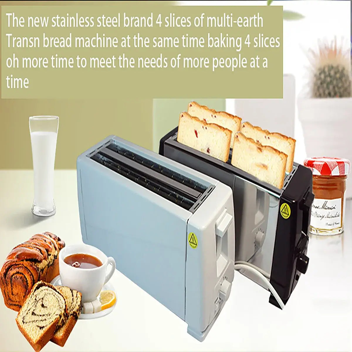 Fake food resin bread toaster DIY jewelry pendant