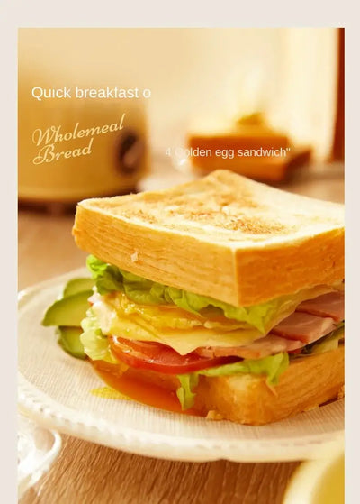 Automatic bread toaster for sandwich and slice heating
