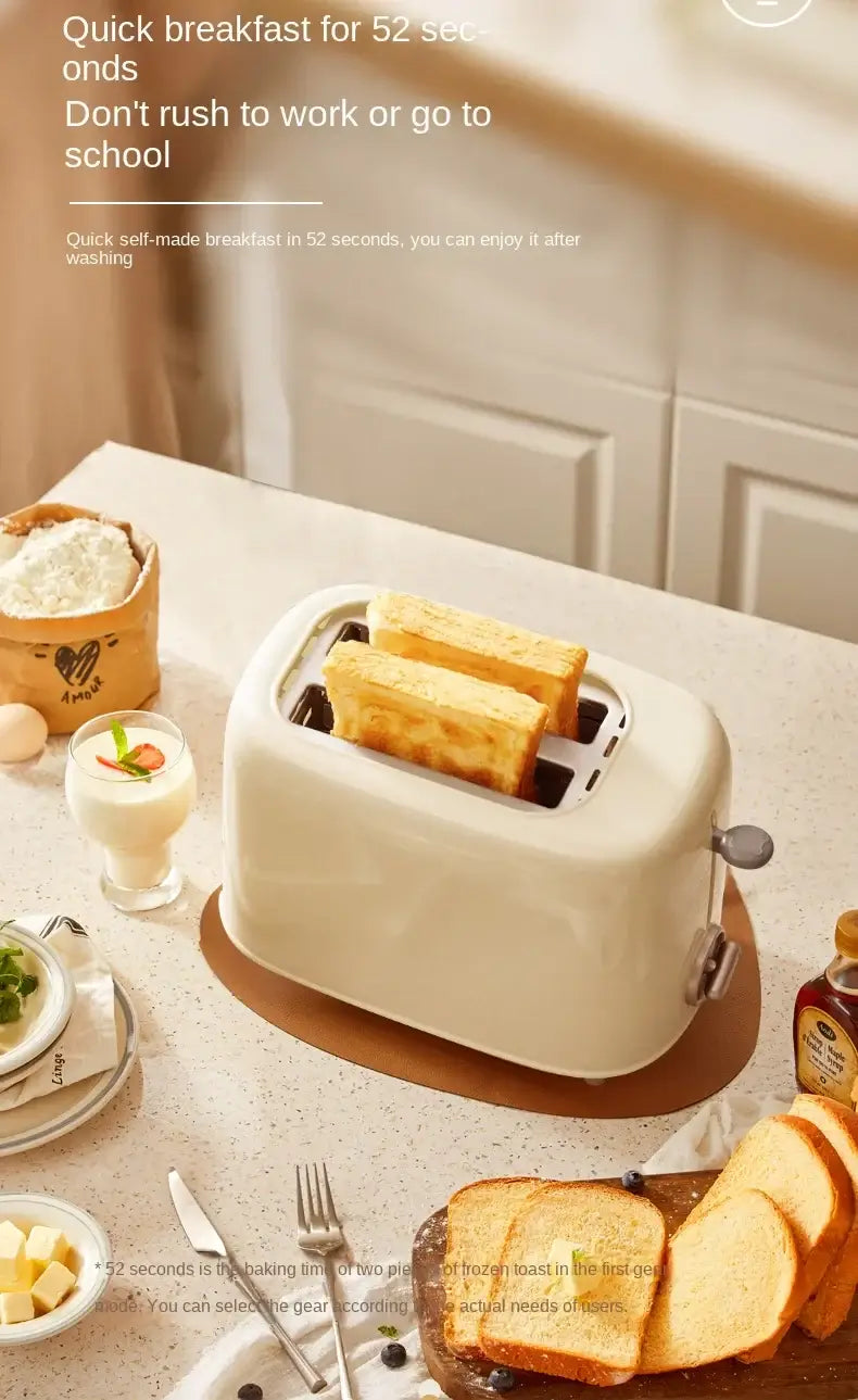 Automatic bread toaster for sandwich and slice heating