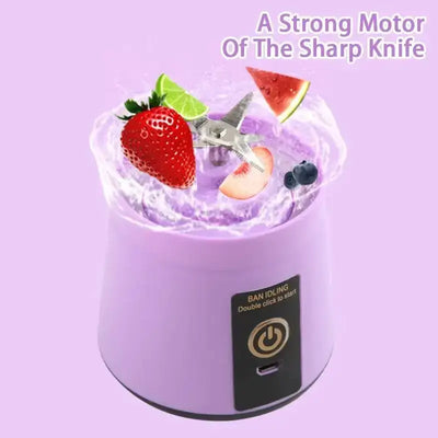 Blend on-the-go with this powerful portable juicer. Perfect for smoothies, milkshakes, and fresh fruit juices anytime, anywhere.