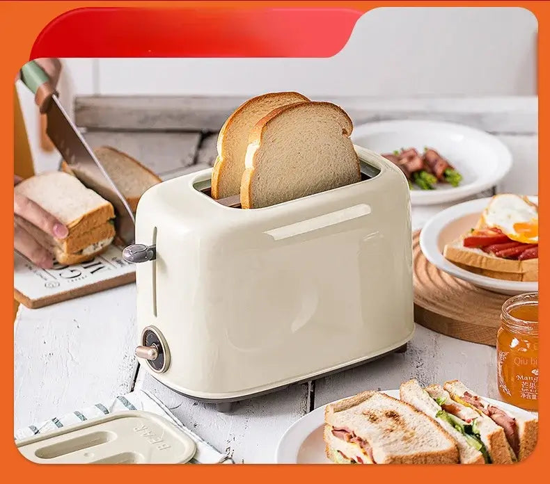 Automatic bread toaster for sandwich and slice heating