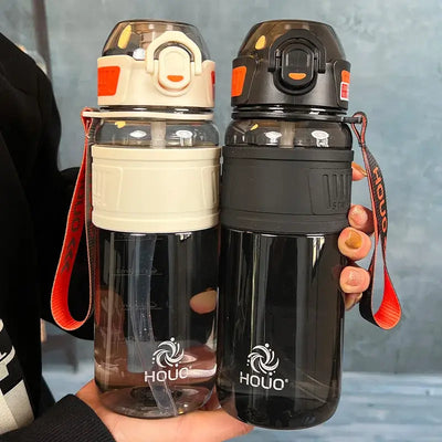Portable gym water bottle for cycling and climbing