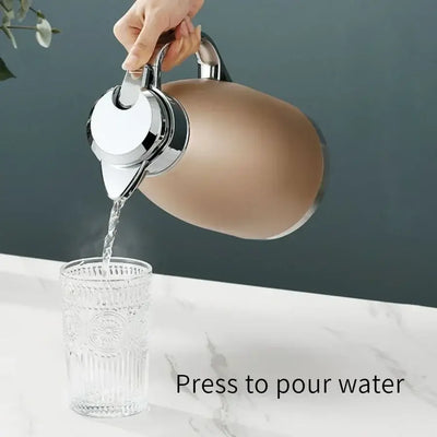 Crafted from premium SUS304 stainless steel, this vacuum-insulated Roman kettle keeps beverages hot or cold for hours. Perfect for home or outdoor use.