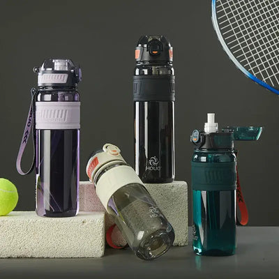Portable gym water bottle for cycling and climbing