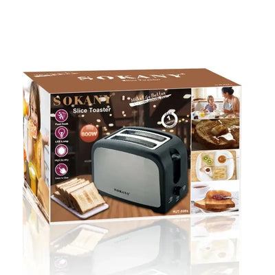 Houselin 2 slice retro toaster on kitchen counter