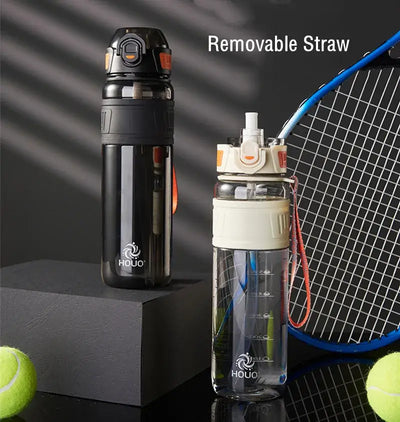 Portable gym water bottle for cycling and climbing