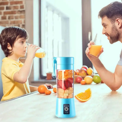 Blend on the go with this 2025 upgraded portable blender. Featuring 6 powerful blades, it’s perfect for fresh smoothies, shakes, and juice—anytime, anywhere.