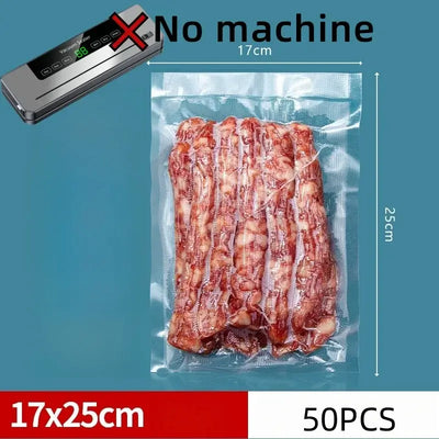Vacuum sealer machine with built-in cutter for food storage