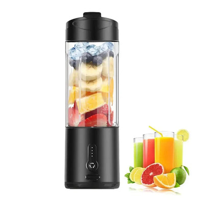 Portable blender with 6 blades for smoothies and shakes
