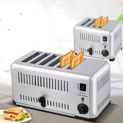 Stainless steel sandwich toaster for breakfast kitchens