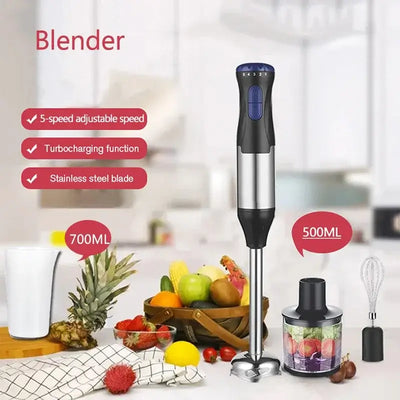 Blend, whisk, and chop with ease! The Houselin 1000W 4-in-1 hand blender offers power and versatility for smoothies, soups, sauces, and more.