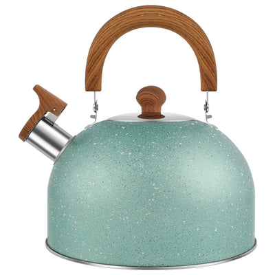 Boil in style with this 3L stainless steel whistle kettle. Thickened design ensures durability, while the whistle alerts you when water’s ready.