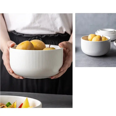 Elegant black porcelain plates with gold rim finish.