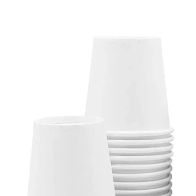 Perfect for bathrooms, mouthwash, or espresso shots—these 3oz white paper cups are compact, disposable, and always ready when you need them.