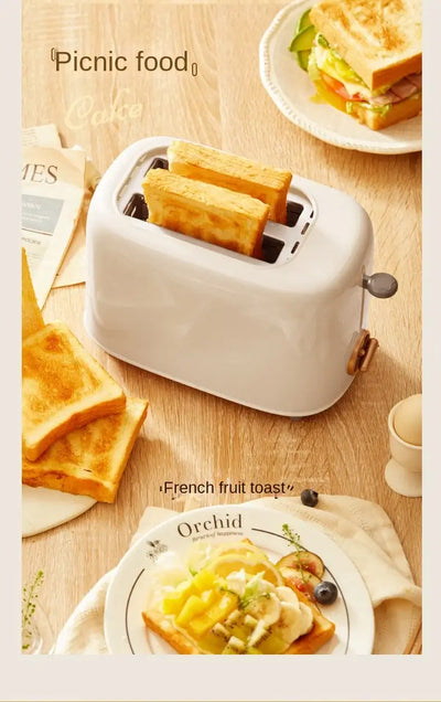 Automatic bread toaster for sandwich and slice heating