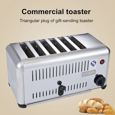 Stainless steel sandwich toaster for breakfast kitchens