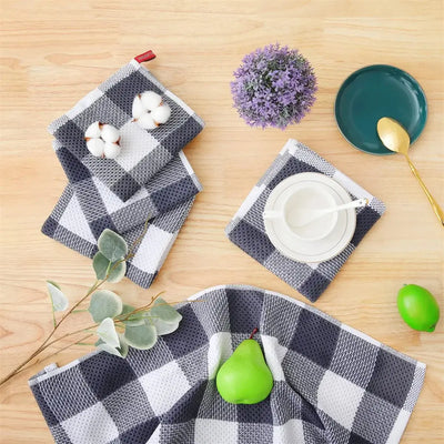 Designed for performance and elegance, these kitchen towels tackle spills and drying tasks with ease. Lightweight, durable, and a must-have for any modern kitchen.