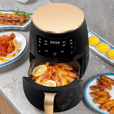 15L smart electric air fryer with touchscreen display